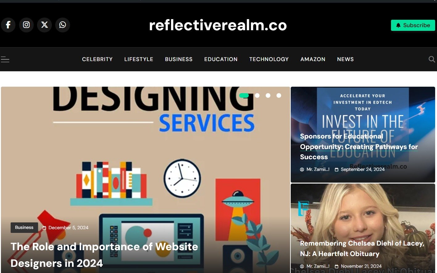 personal website